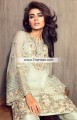 PW6740 Light Tea Green Crinkle Chiffon Raw Silk Party Dresss