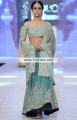 BW6145 Powder Blue Dark Cyan Crinkle Chiffon Lehenga