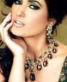 JW073 Garnet Emerald Ruby Necklace Party Jewellery