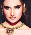 EJ672 Golden Necklace Evening Jewellery