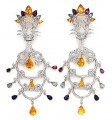 JW4910 Topaz Gemstones Earrings Jewellery