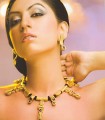 CJ634 Golden And White Jewellery