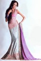 BW8040 Geranium Pink & Crystal Blue Lehenga