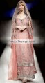 BW6146 Ruddy Pink Crinkle Chiffon Lehenga