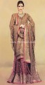 BW6331 French Beige Cordovan Crinkle Chiffon Sharara