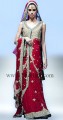 BW7443 Crimson Glory Crinkle Chiffon Lehenga