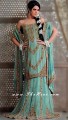 BW6624 Light Verdigris Crinkle Chiffon Lehenga