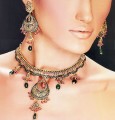 BJ613 Green And Llight Berry Jewellery