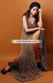 MX7320 Atomic Tangerine Orange Raw Silk Crinkle Chiffon Maxi Sharara