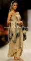 AK7490 Vanilla Crinkle Chiffon Anarkali Style
