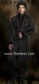 SW498 Black Polyster Cotton Sherwani
