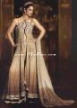 SC6456 Dip Dyed Tan Zinnwaldite Brown Crinkle Chiffon Sharara