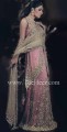 BW6693 Light Thulian Pink And Sand Crinkle Chiffon Lehenga