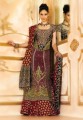 BW58 Black & Maroon Lehenga