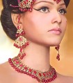 EJ313 Ruby Gemstones Evening Jewellery