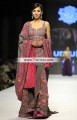 BW6632 Umber Dark Pink Crinkle Chiffon Sharara