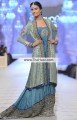 BW6142 Turquoise Steel Blue Teal Blue Oxford Blue Anti Flash White Crinkle Chiffon Raw Silk Lehenga