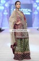 BW6185 Burgundy Dark Tyrian Purple UP Forest Green Almond Banarsi Crinkle Chiffon Raw Silk Sharara