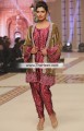 PW6059 Golden Brown Cardinal Velvet Self Print Jamawar Crinkle Chiffon Jumpsuit
