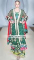 MX7955 Teal Green Viridian Lava Crinkle Chiffon Raw Silk Maxi