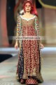 BW5437 UP Maroon, Black Urobilin Tiffany Blue Crinkle Chiffon  Banarasi Jamawar Sharara