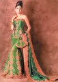 BW252 Forest Green Mermaid Lehenga