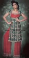 EW6862 Green Red Evening Wear
