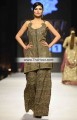 SC6643 Dark Taupe Raw Silk Crinkle Chiffon Sharara