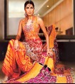 SC8061 Gold & deep red Party Wear