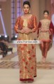 BW6063 Burnt Orange Gold Metallic Banarasi Jamawar Banarasi Tissue Lehenga