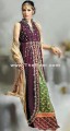 PW6877 Pansy Purple Banarsi Jamawar Lehanga