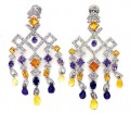 JW4914 Topaz Beads Earrings Jewellery