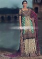 BW6373 Dark Champagne & Mountain Meadow Crinkle Chiffon Sharara