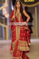 BW5413 Rufous Crinkle Chiffon Banarasi Jamawar Sharara