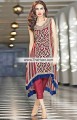 PW6772 Burgundy Crinkle Chiffon Raw Silk Party Dress