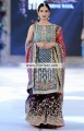 BW6681 Light Midnight Green Seal Brown Crimson Glory Crinkle Chiffon Gharara