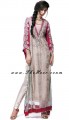 AK7469 Timberwolf Crinkle Chiffon Anarkali Style