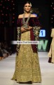 SC6500 Dark Vivid Burgundy Vegas Gold Velvet Crinkle Chiffon Lehenga
