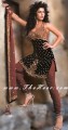 AK7950 Bordeaux & Black Colour Anarkali Style