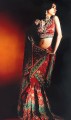 BW8521 Dark Red & Aqua Green Lehenga