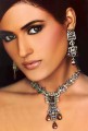 EJ242 Dark Brown Evening Jewellery