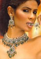 EJ238 Green Gemstones Evening Jewellery