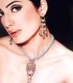 EJ665 Pink Gemstones Evening Jewellery