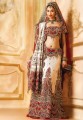 BW83 Off-white & Maroon Lehenga
