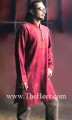KT737 Amaranth Raw Silk Kurta