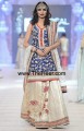 BW6090 St. Patrick's Blue Almond White Raw Silk Banarasi Jamawar Lehenga