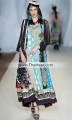 AK7972 Black Baby Blue Ball Blue Pastel Gray Vivid Burgundy Dark Eggplant Prussian Blue Crinkle Chiffon Banarasi Crinkle Chiffon Raw Silk Anarkali Dress