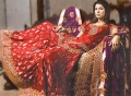 BW8505 Deep Red & Purple Gharara