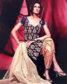 EW8987 Sapphire Crepe Evening Wear