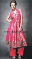 AK6429 Ruby Crincle Chiffon Anarkali Style